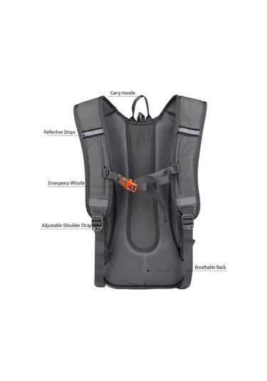 Jeehugo 20l Outdoor Spor Sırt Çantası - Bisiklet, Dağcılık, Koşu İçin Su Depolama Özelliğiyle Oranj Renk Turuncu