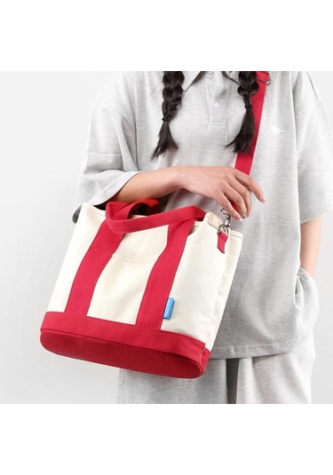 Mavi Kanvas Çanta Çok Cepli Çapraz Vücut Kadın 2024 Yeni Anne Küçük Eğlence Seyahat Küçük Omuz Çantası Mavi