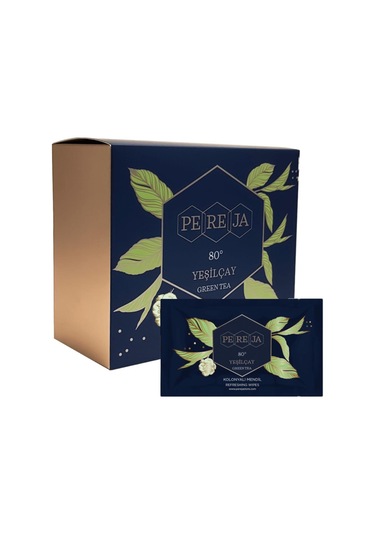Pereja Yeşil Çay Kolonyalı Mendil 24'Lü Kutu