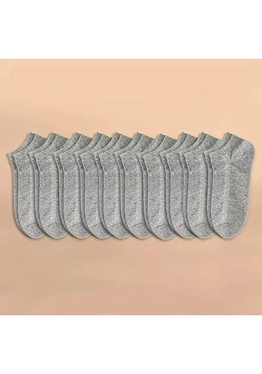 Düz Bilek Çorap Seti 40 Çift Çok Renkli
