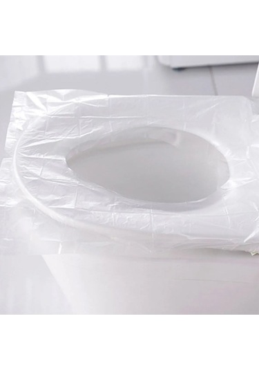 50 Adet Kullan At Pratik Kullanımlı Hijyenik Klozet Kapağı Poşeti Diğer