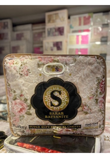 Sarar Battaniye Sarar Çift Kişilik Battaniye 4 Kg Pudra