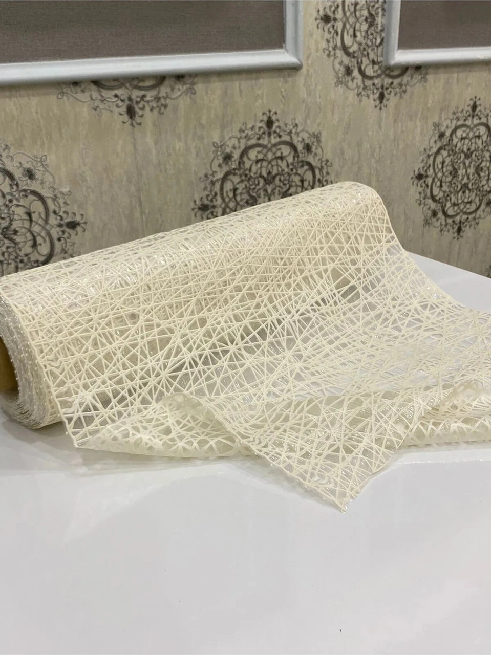 Rona Home Şeffaf Kaymaz Pvc Raf Örtüsü Buzdolabı Çekmece Mutfak Banyo Dolap Içi Çok Amaçlı Tüm Çeşitler Krem