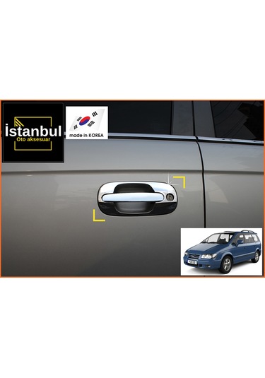 Hyundai Trajet Kapı Kolu Krom Takım