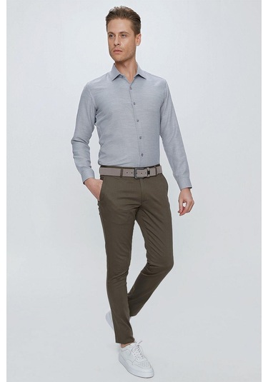 P 1112 Slim Fit Toprak Spor Pantolon TOPRAK