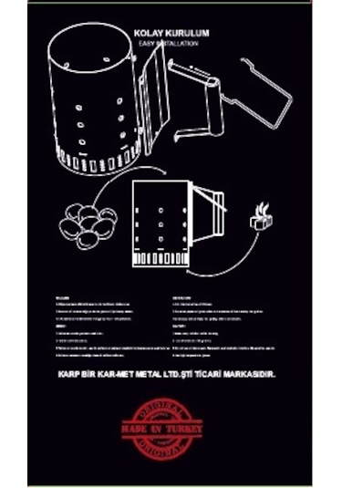 Karp Mangal Dragon Tutuşturma Bacası