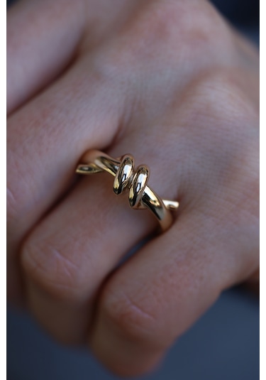 Yenigün Kuyumculuk 14 Ayar Altın Aşk Sarmalı Yüzük Yzk26469