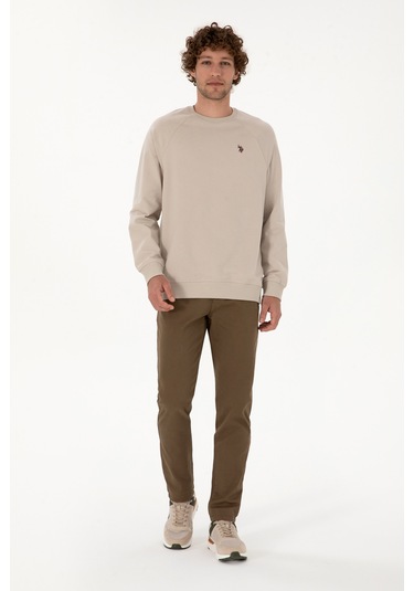 U.s. Polo Assn. Erkek Haki Pantolon Kanvas-chino 50316831-vr027 Haki