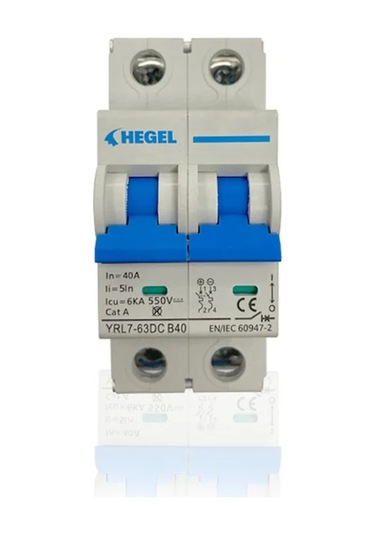 Dc Devre Kesici 550vdc 40a B Sınıf - Yrl7-63dc-40a
