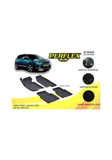 Psa Paspas 3d Havuzlu X-mat 5008 Actıve/allure/access 17 - Perflex Pxm-pg37