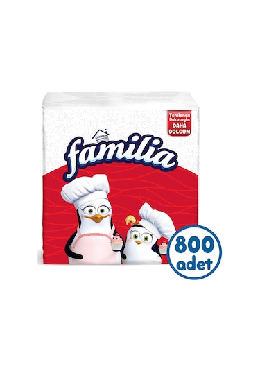 Familia 100'lü Peçete (8 Paket x 100 Yaprak)
