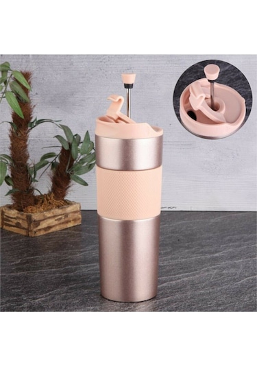 Tohana French Press Termos Kupa Gold 45 Ml