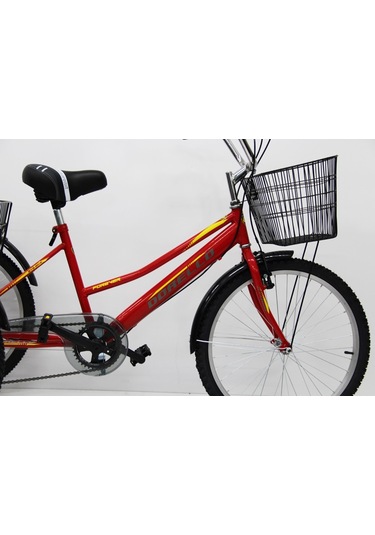 Dorello Cargo Bisikleti  3 Tekerlek Bisiklet Kırmızı - Sarı