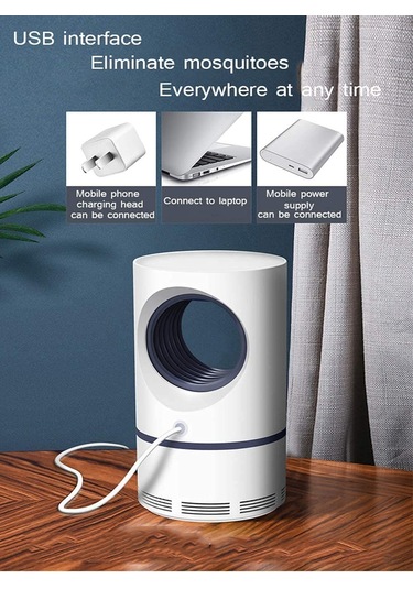 Xiyyadms Led Fotokatalitik Kovucu Işık - 5w, 108cm Kablolu, 220v, Hediyelik Kutulu Entegre Sistemi