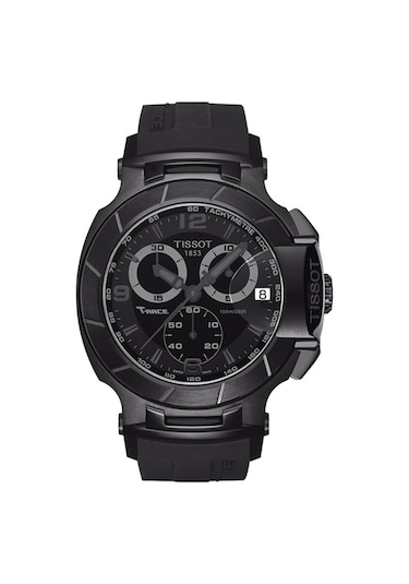 Tissot Trace Uyumlu Siyah Silikon Kordon