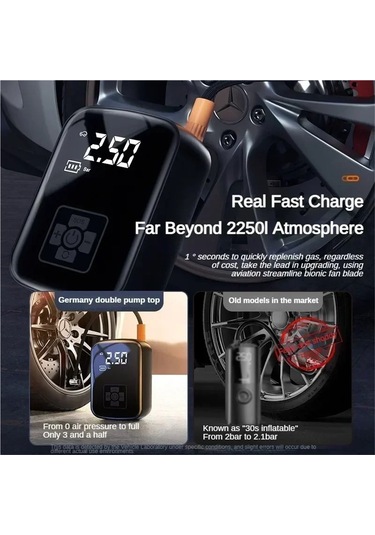 Jialan Araba Şişirme Taşınabilir Hava Kompresörü