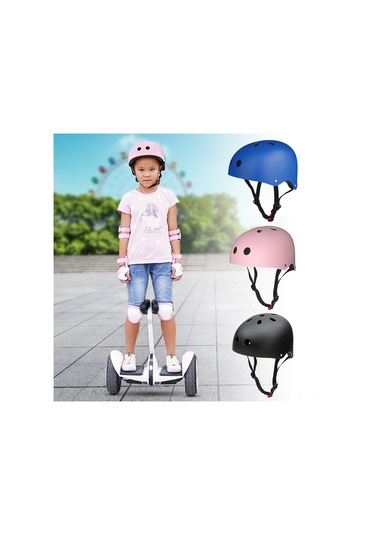 Lemestar Siyah L Boyut Kaykay Kaskı - Dayanıklı Pc Kabuk, Eps Depolama, Havalandırma Delikleri, Ayarlanabilir Kayış İle Bisiklet, Kaykay Ve Scooter İçin Siyah