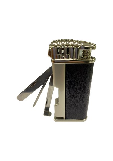 SİLVİO MONETTİ GÜMÜŞ DERİLİ ÇAKMAK