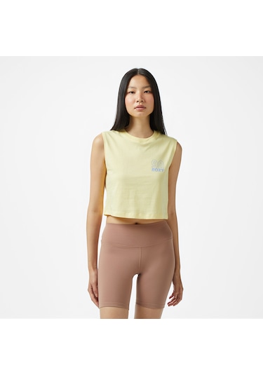 Roxy Essential Energy Boxy Kadın Sarı T-shirt Erjkt04274 Sarı