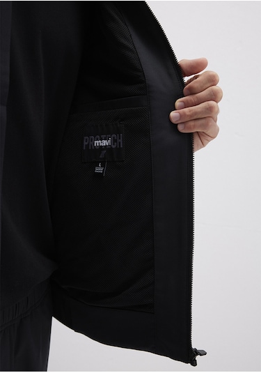 Mavi - Siyah Spor Ceket 0110726-71379 Siyah