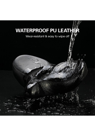 Geniş Bisiklet Sele Büyük Boy Bisiklet Koltuğu Rahat Y25091 Siyah Siyah