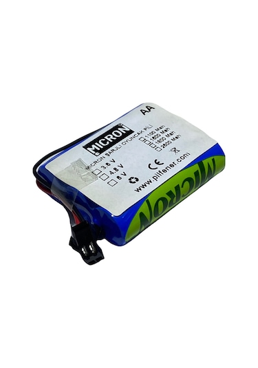 Micron 3.6v 2500mah Aa Uzaktan Kumandalı Şarjlı Araba Pili (Batarya)