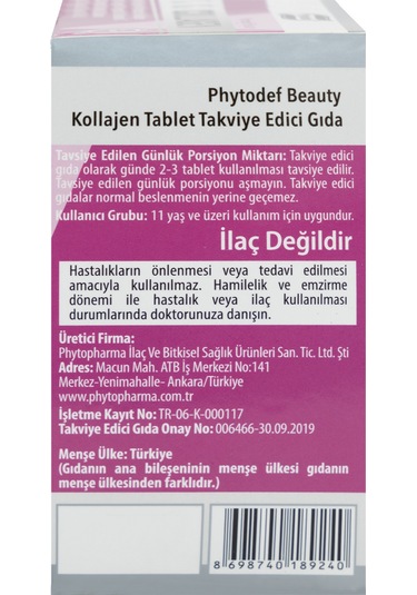 Phytodef Beauty Collagen Vitamin C 5 x 30 Tablet