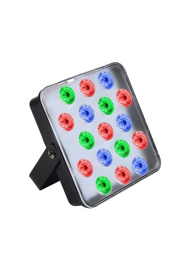 Pazly 17 Led Par Işıkları Bar Düğün Sahne Performans Aydınlatma Renkli L6687-1 Diğer