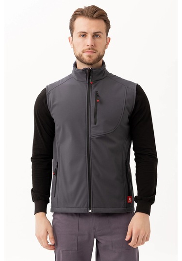 Salina Outdoor Erkek Yelek Günlük Giyim İçin Konforlu Ve Cepli Tasarım Füme