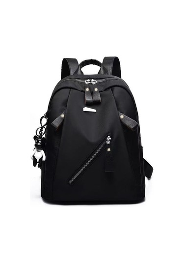 Moda Trend Büyük Kapasiteli Oxford Kumaş Çanta Kadın Omuz Çantası Siyah Renk Asma Aksesuarı Var