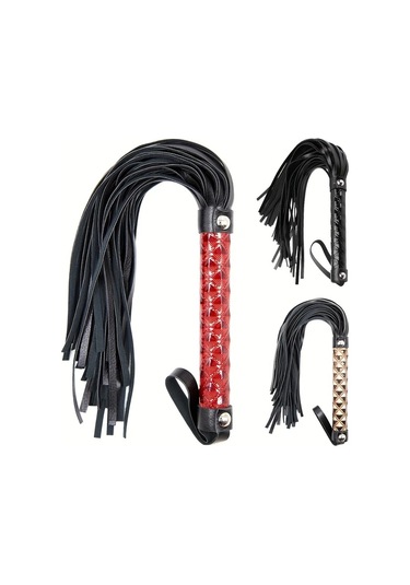 Elmpaly Kırmızı Kalp Desenli Metal Çivili Kaymaz Binicilik Kamçısı Eğitim Aksesuarı Kırmızı