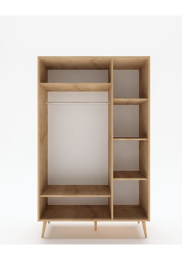 Floradesign Atlantis Aynalı Gardırop /elbise Dolabı / Üç Kapaklı Dolap