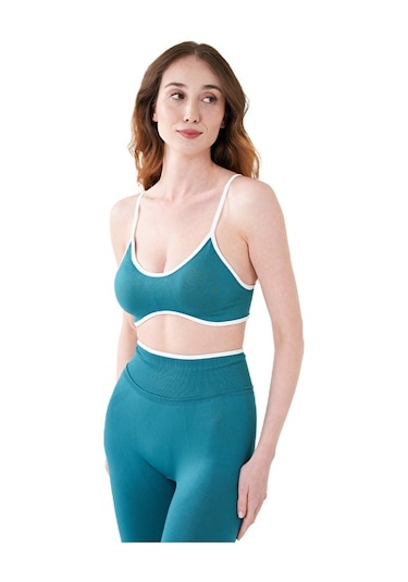 Musclecloth Nova Seamless Sport Bra Cool Blue