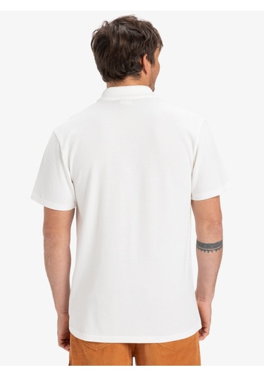 Quıksılver Snow Whıte Dna Polo Erkek Polo T-shırt Eqykt04362-wbk0 Beyaz