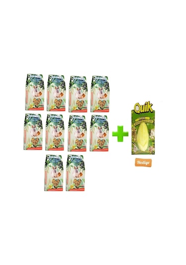 Rodmoz Vitaminli Tavşan Yemi 700grx10 Adet + Quik Kalsiyum Mısır
