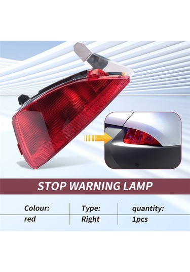 1 Adet Sağ Araba Arka Tampon Fren Lambası Renault Kadjar 2015-2018