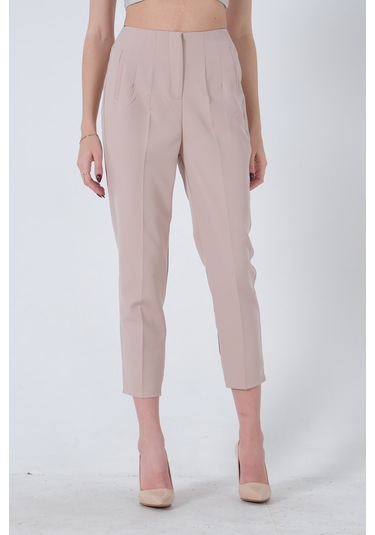 Taş Yüksek Bel Pantolon 03030062.50 Taş