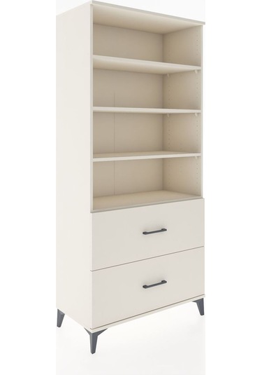 Hyperion Dolap 4 Raflı 2 Çekmeceli 88x44x195 Aytaşı-aytaşı Aytaşı