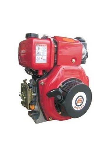 Dizel Motor-Dek 310 CC-7,2HP-178-Konik Krank-Patpat Çapa Dizel Motor-Marşlı Şarjlı