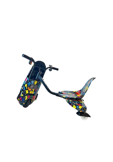 Drift Car Elektrikli Kaykay Drift Scooter Bluetooth  Grafity Desenli Kasa