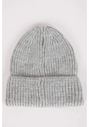 Defacto Kız Çocuk Dokuma Etiketli Bere C7169A824WNGR211 Gri