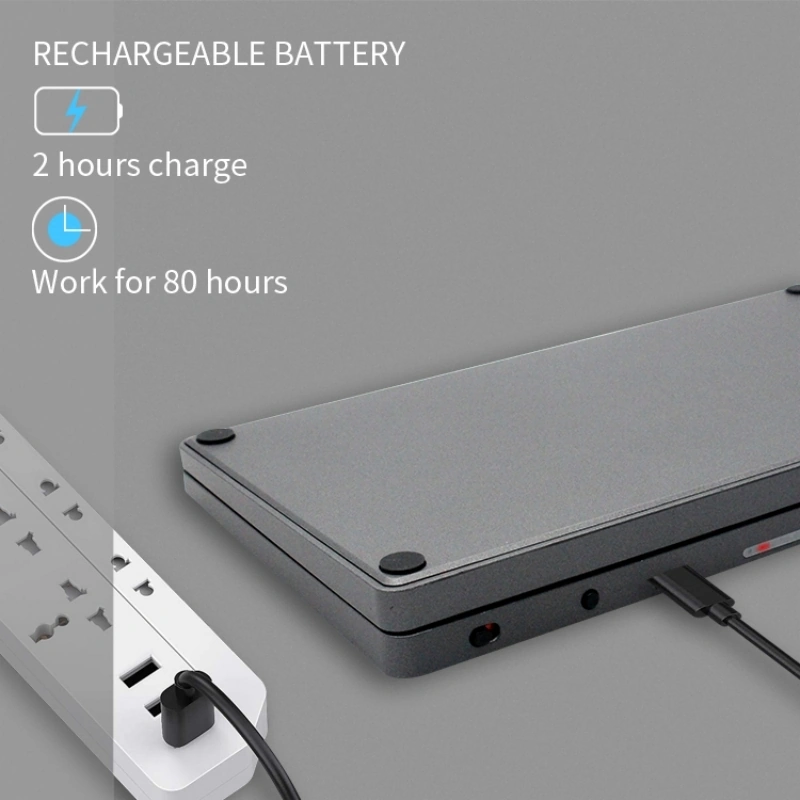 Sones Fk328t Cep Telefonu Tablet Dizüstü Bilgisayar Kablosuz Bluetooth Klavye Taşınabilir 3 Katlı Klavye