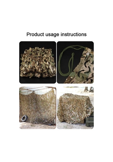 Ximistore9 1.5x2m Poliester Taktik Kamuflaj Ağı, Uv Koruma, Açık Hava Etkinlikleri İçin Dayanıklı Ve Taşınabilir Çok Renkli