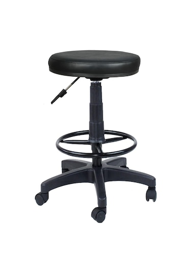 Bürocci Plastik Ayaklı Yüksek Tabure-Siyah-2999U0101