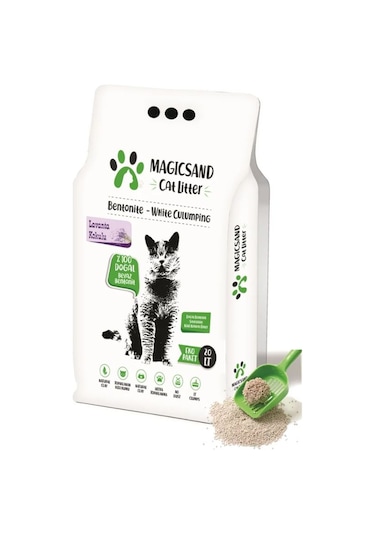 Magicsand Cat Litter Lavanta Kokulu Kalın Bentonit Kedi Kumu 20 L