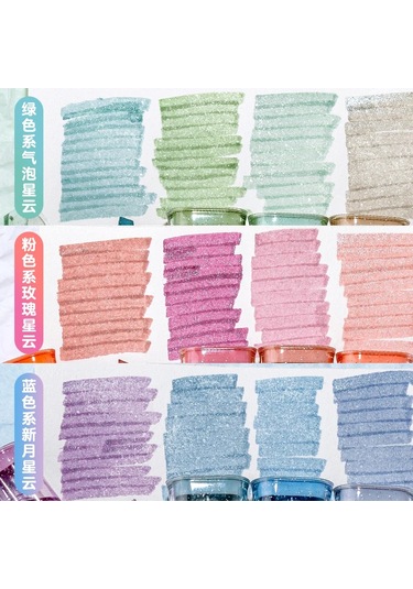 İncil Çalışma Notları İçin Sevimli Renkler Glitter Vurgulayıcı Kalem Bling Vintage-rosette Nebu Vintage-rosette Nebu Çok Renkli