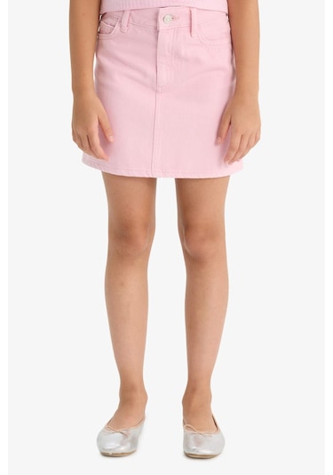 Defacto Kız Çocuk Gabardin Etek E2649a825smpn666 Pembe