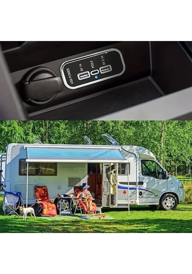 Xuweiwei Rv 12v Usb Cikisi 3 Portlu Dual Usb A Ve 3 1a Type C Pd Qc 3 0 Super Hizli Sarj Adaptoru Dıy Kit 2 Set Araç Deniz Aracı Kamyonet Golf Arabası Için