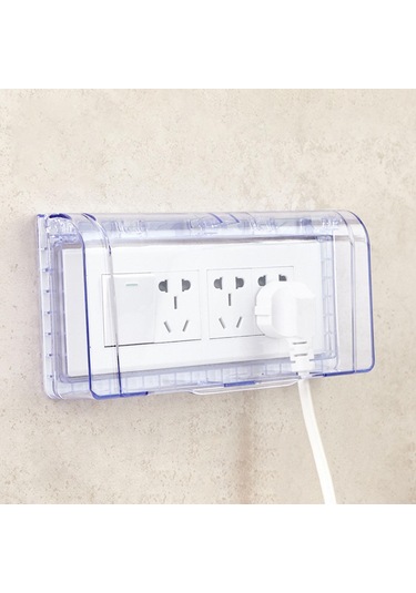 Suntek Su Geçirmez Anahtar Fiş Çıkış Kapağı Tuvalet Mavi