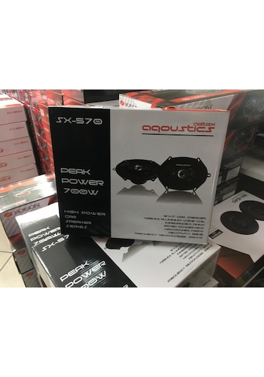 Aqoustics Sx-570 5 X 7 Oval Hoparlör Tweeterli 700 Watt SX-570